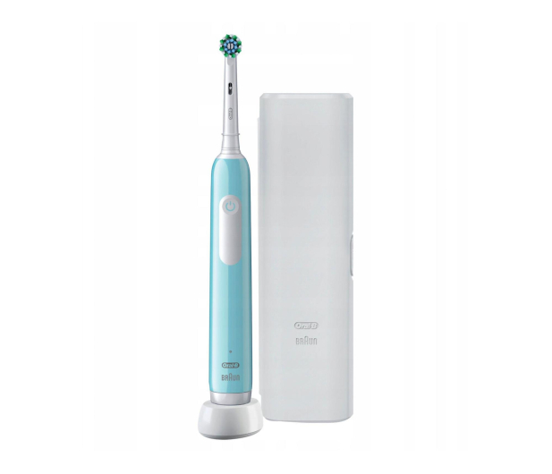 Oral-B Szczoteczka rotacyjna Pro1 (karaibski błękit, z etui) - 1369084 - zdjęcie 3